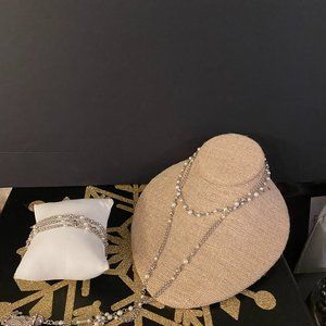 Brighton Long Pearl Necklace Set